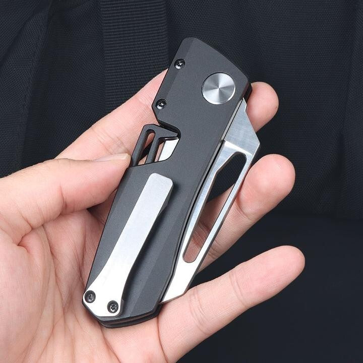 New CNC D2 Blade Aluminum Handle Collection Folding PocketKnife DF04