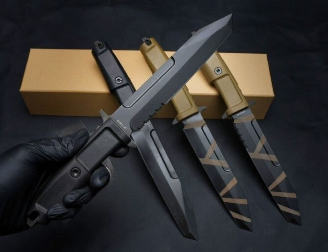 12'' New N690 Steel Blade FORPRENE Handle Camping Knife Knife VTH96T