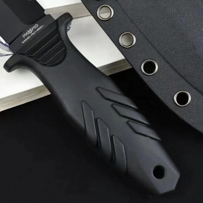 8'' New Double Edge N690Co Blade Fiberglass Handle Dagger Hunting Knife VTH647S