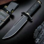 1095Cro-Van Fixed Blade Rubber handle Full Tang Collection Tool VTH184