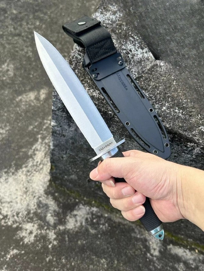13'' New Double Edge 3V Blade Craton Handle Tactics Dagger Hunting Knife VTH67