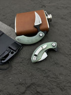 3'' New Mini 14C28N Steel Blade G10 Handle OutdoorEDCPocket Folding Tool VTF33