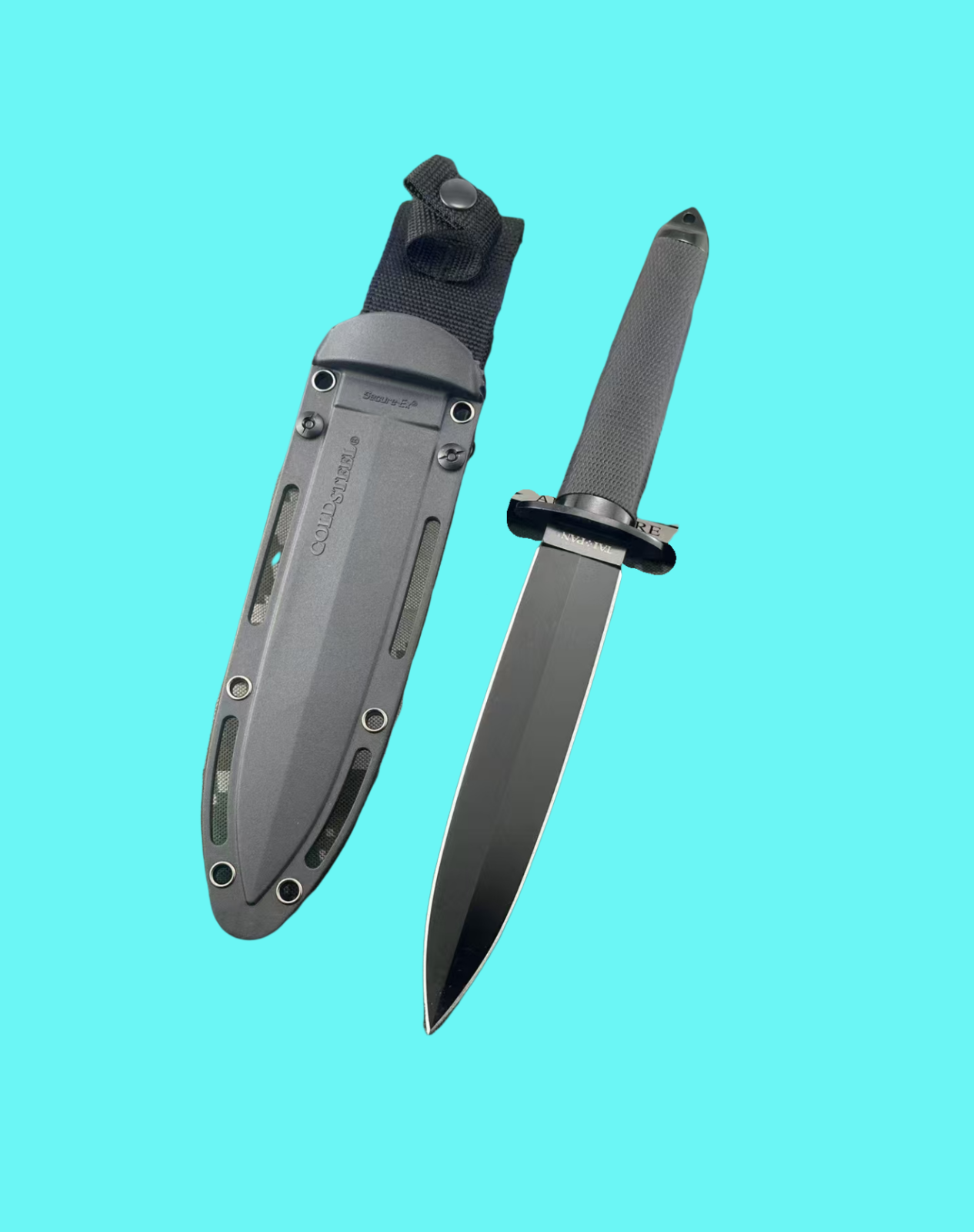 13'' New Double Edge 3V Blade Craton Handle Tactics Dagger Hunting Knife VTH67B