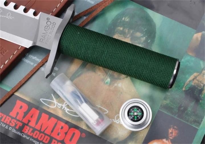 New Rambo 1/2 Hand Signed Version Camping Knife VTH38