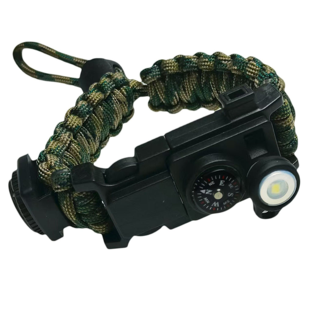 15-in-1 Outdoor Survival Paracord Bracelet