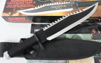 15'' New Rambo 2 Hand signed version Camping s Hunting Tool VTH38B