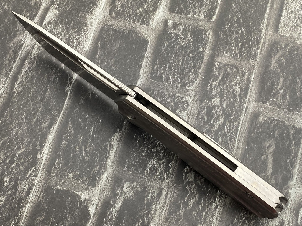 TwoSun TS490 Folding Knife – 14C28N Blade Titanium Handle