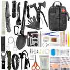 34-Piece Emergency Survival Kit – Outdoor Tactical Gear Bag
