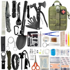 34-Piece Emergency Survival Kit – Outdoor Tactical Gear Bag