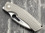 Twosun TS559 Titanium Folding Knife – 14C28N Stonewash Blade