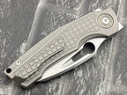 Twosun TS559 Titanium Folding Knife – 14C28N Stonewash Blade
