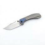 M390 Titanium EDC Folding Pocket Knife | Carbon Fiber & Timascus Inlay