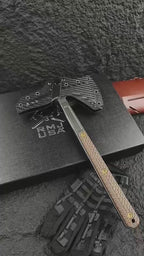 Premium DC53 Steel Camp Hatchet with G10 Handle
