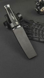 10'' New AUS-10 Steel Blade Ebony Handle Camping Hunting Tool