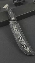 13'' New AUS-10 Steel Blade G10 Handle Camping s Hunting Tool