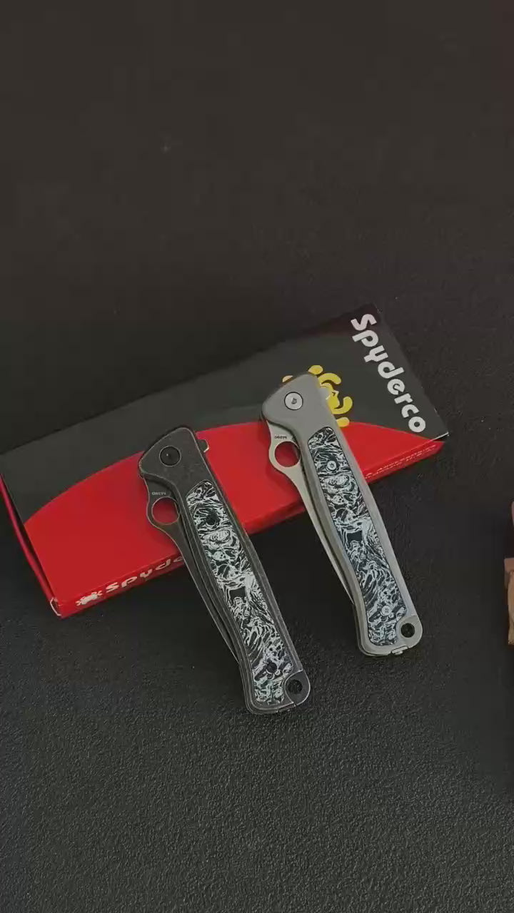 Folding Pocket Knife 8Cr13MoV Blade 420 Steel Handle EDC Camping Knife C217
