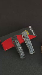 Folding Pocket Knife 8Cr13MoV Blade 420 Steel Handle EDC Camping Knife C217