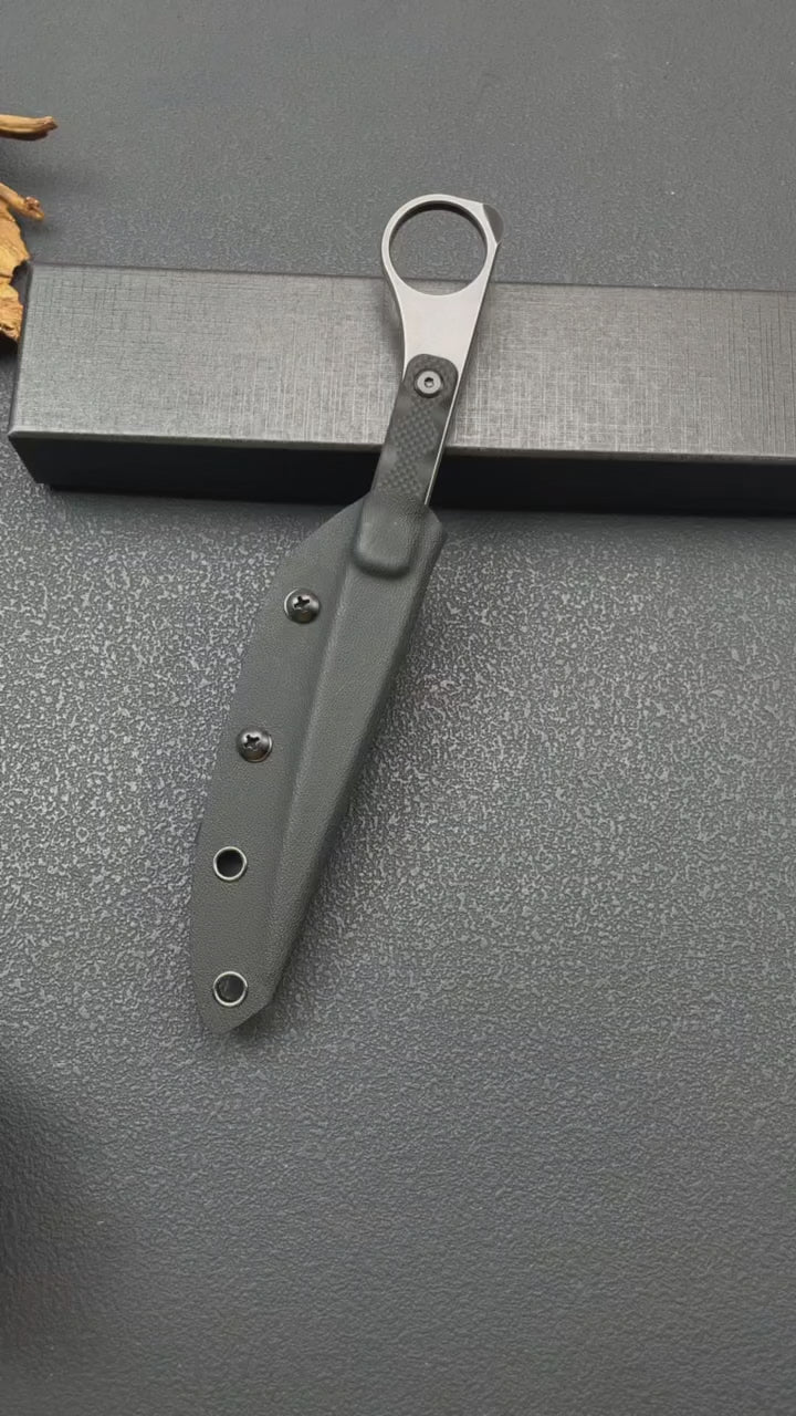 8'' New M390 Steel Blade G10  Handle Camping Tactics Hunting Knife