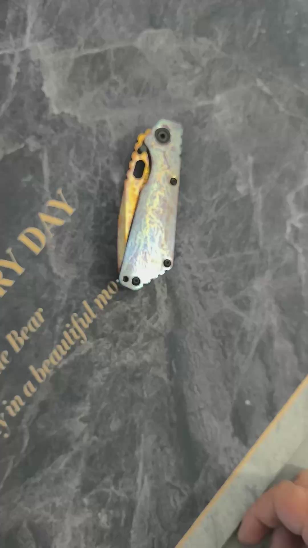 Strider SNG Titanium Folding Knife