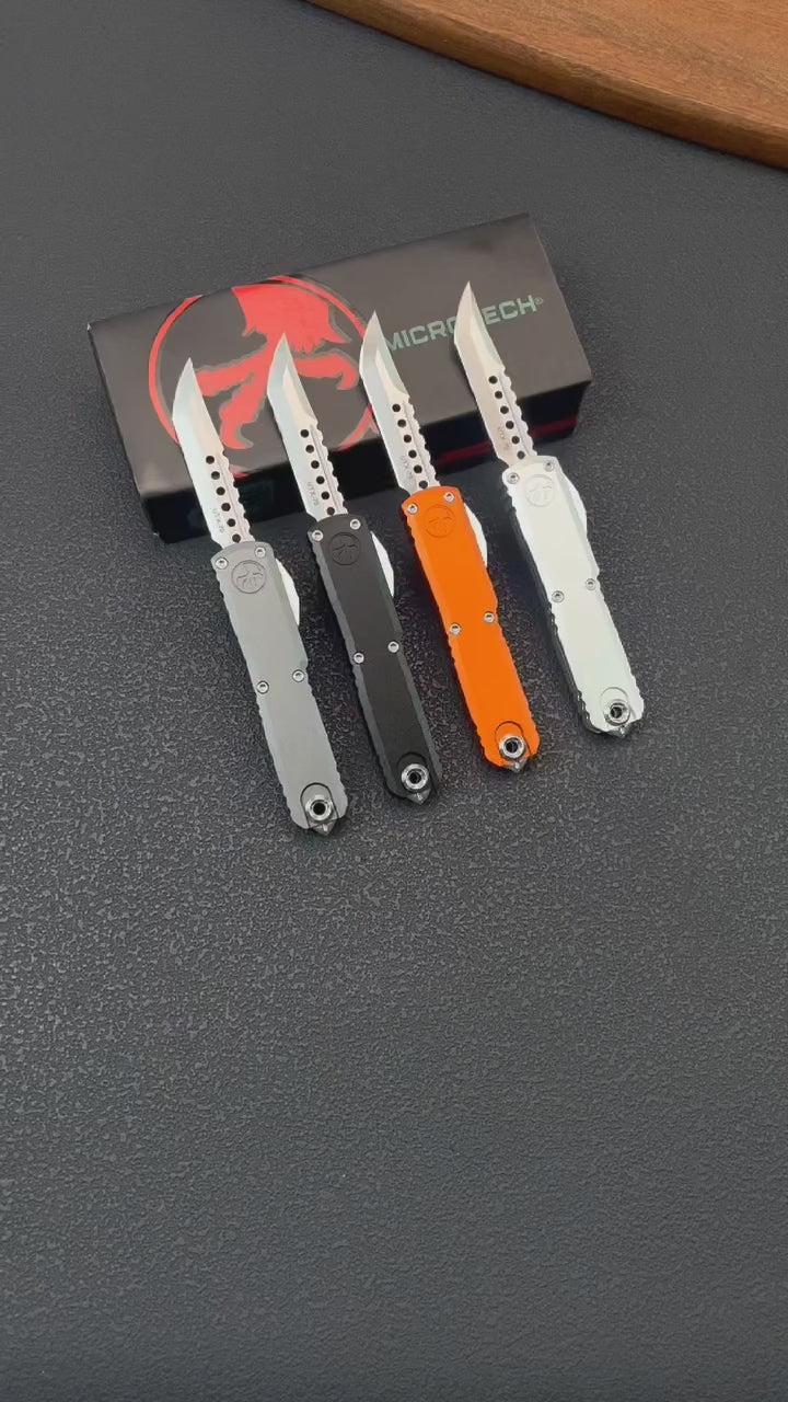 Mic UTX-70 Mini OTF Knife – 8Cr14MoV Blade Aluminum Handle