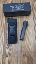 Micro Tech OTF Style Fixed Blade – 8CR14MOV Carbon Fiber Handle