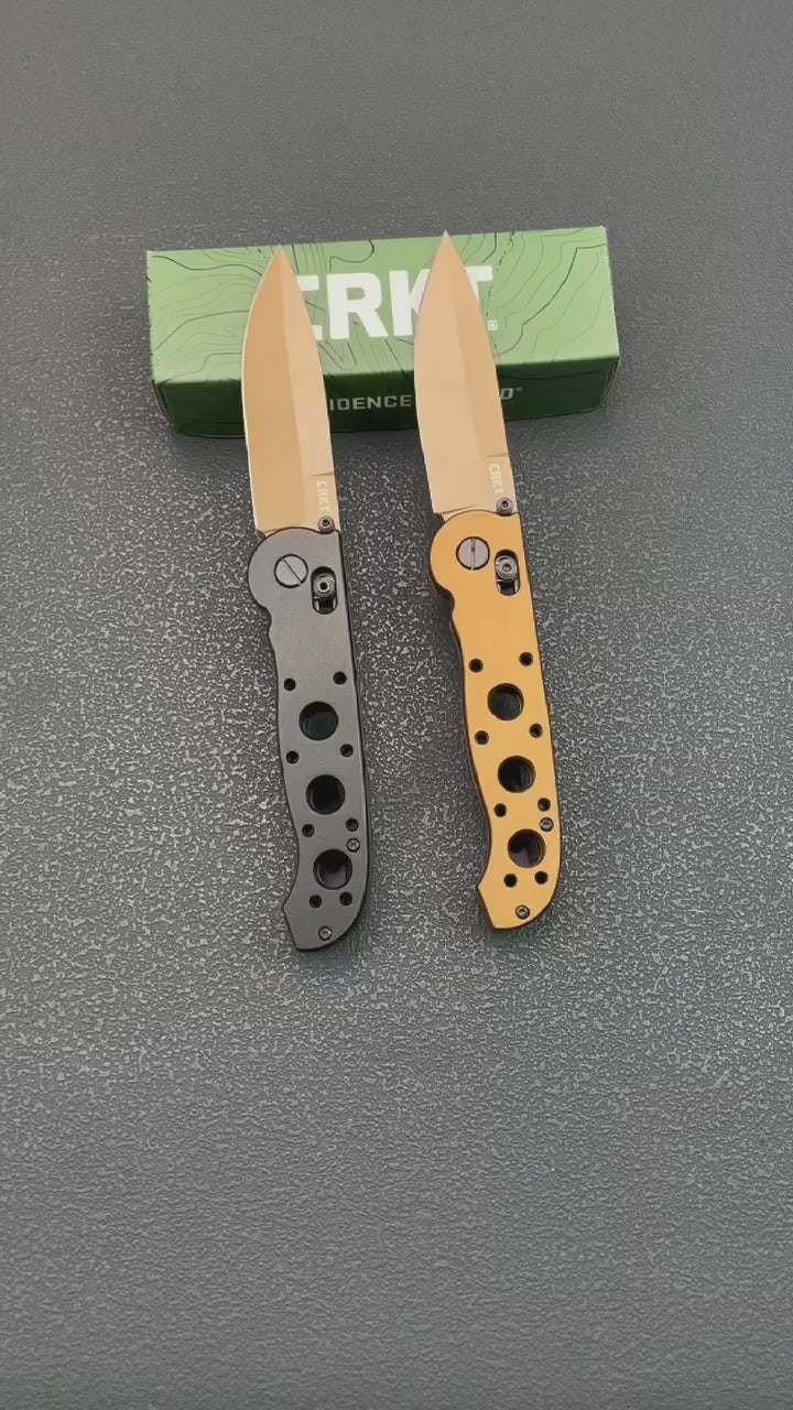 CRKT Folding Knife – 8Cr13MoV Steel Skeletonized Handle M16-03XK