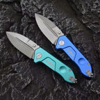7'' New Manual Folding Tool N690 Blade Aluminum Handle Pocket Tool VTF156