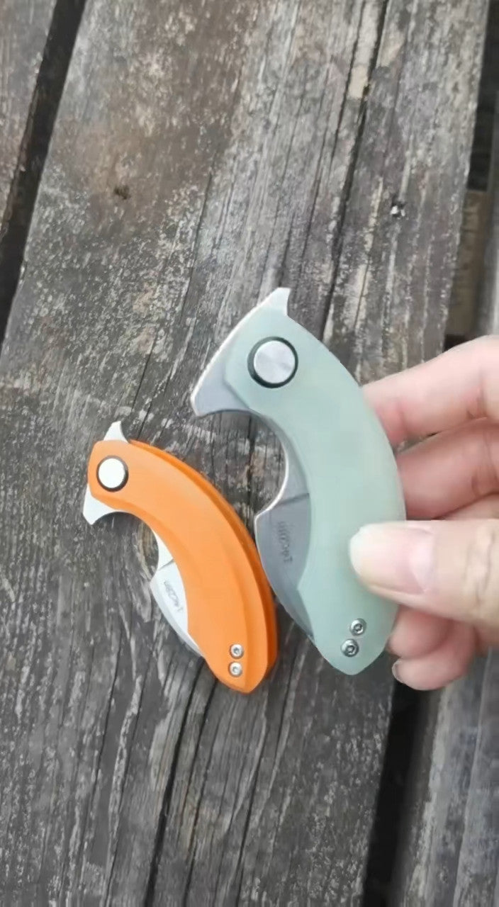 New Mini 14C28N Steels Blade G10 Handle EDC Pocket Folding Knife VTF33