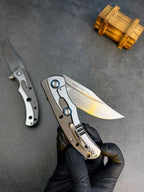 8.5'' New Folding Tool M390 Blade 420Z2 Steel Handle Camping Tool VTF48