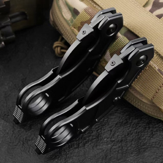 New Manual Folding Knife 14C28N Steel Sandvik Blade Full T4C Titanium Handle Pocket Camping Claw C07