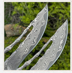 8'' New Fast Opening VG10 Damascus Blade Wood Handle Pocket Folding Tool VTF83