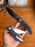 8'' New FoldingTool 14C28N Blade G10 Handle EDC Tool VTF75