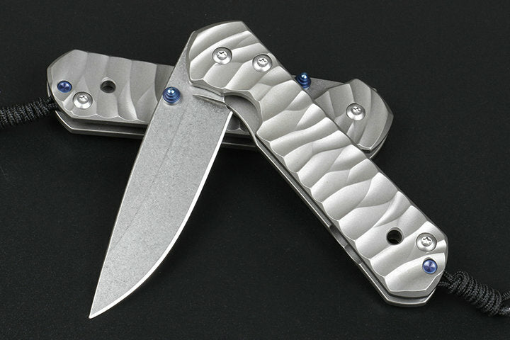 New CNC D2 Blade Sebenza 21 Style Full T4C Titanium Handle Pocket Camping Folding Knife DF05