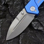 7'' New Manual Folding Tool N690 Blade Aluminum Handle Pocket Tool VTF156