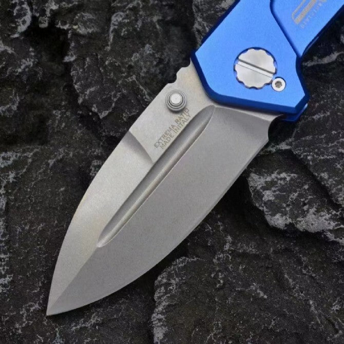 7'' New Manual Folding Knife N690 Blade Aluminum Handle Pocket Knife VTF156