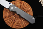 New CNC S35V Blade Sebenza 21 Style Full T4C Titanium Handle Pocket Camping Folding Tool DF188