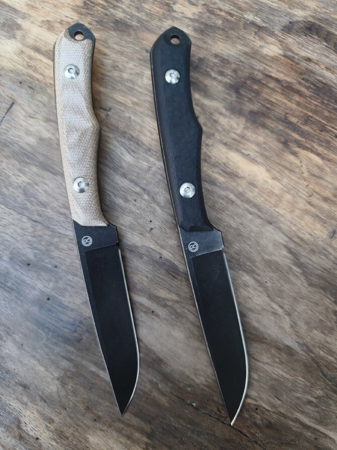 8'' New Stone Wash 12C27M Steel Blade camping Knife VTH01