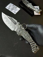 10" New CNC Z-Wear Steel Blade T4C Handle Camping Folding Tool VTF161