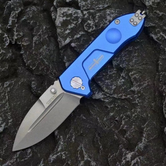 7'' New Manual Folding Knife N690 Blade Aluminum Handle Pocket Knife VTF156