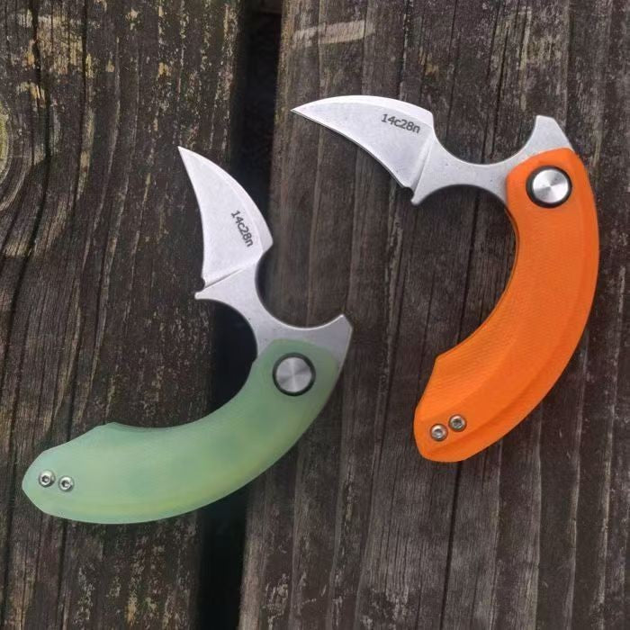 New Mini 14C28N Steels Blade G10 Handle EDC Pocket Folding Knife VTF33