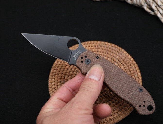 New S30V Blade Pocket Lock Back Camping Folding Pocket Knife TFF11N