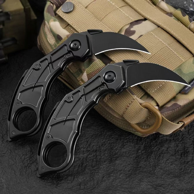 New Manual Folding Knife 14C28N Steel Sandvik Blade Full T4C Titanium Handle Pocket Camping Claw C07