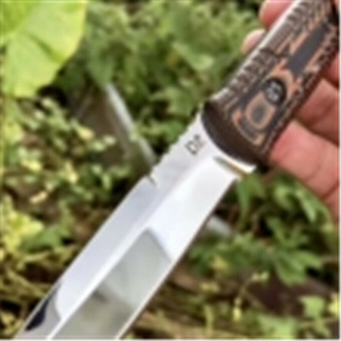 8''New D2 Steel Fixed Blade G10 Handle Camping Knife VTH192