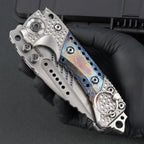 10"New CNC Large Z-Wear Steel Blade T4C Handle Folding Tool VTF24