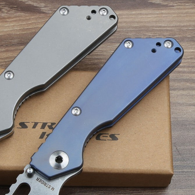 8'' New CNC CPM154 Blade Full T4C Titanium Handle Pocket Camping Folding Knife VTF54