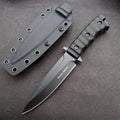 9'' New D2 Fixed Blade Nylon Glass Fiber Handle Collection Knife VTH06