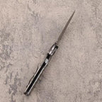 8.5'' New CNC Stone Wash D2 Blade Full T4C Titanium Handle   Folding Pocket Tool DF58