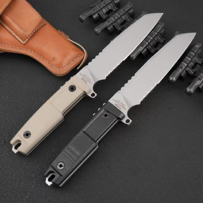 11'' New CNC N690 Steels Blade G10 Handle Camping Knife VTH33