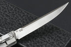 7.5'' New CNC D2 Steel Blade Full T4C Titanium Handle Pocket Camping Hiking Folding Tool DF43