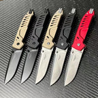 New N690 Blade Aluminum Handle Camping Pocket Folding EDC Tool VTF118